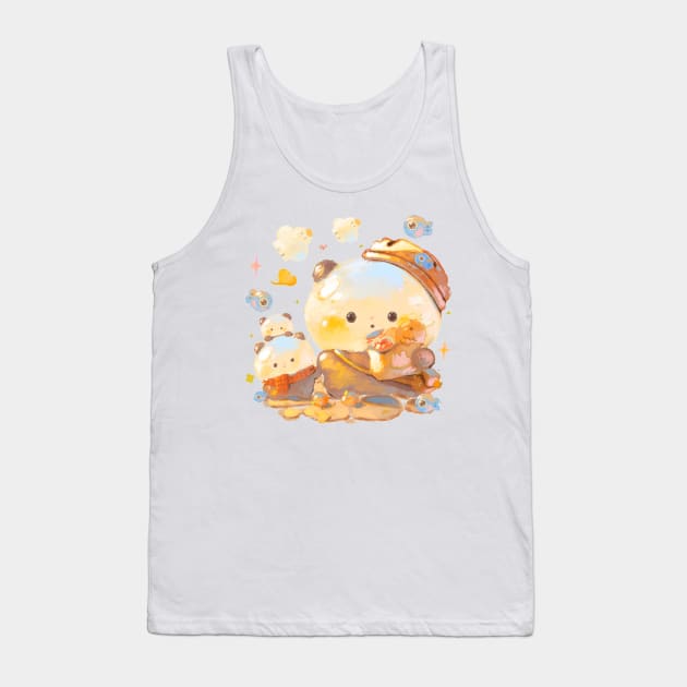 Otter Family Tank Top by happyyu